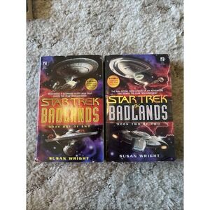Star Trek The Badlands Books 1 & 2 Complete Set Susan Wright Paperbacks 1999